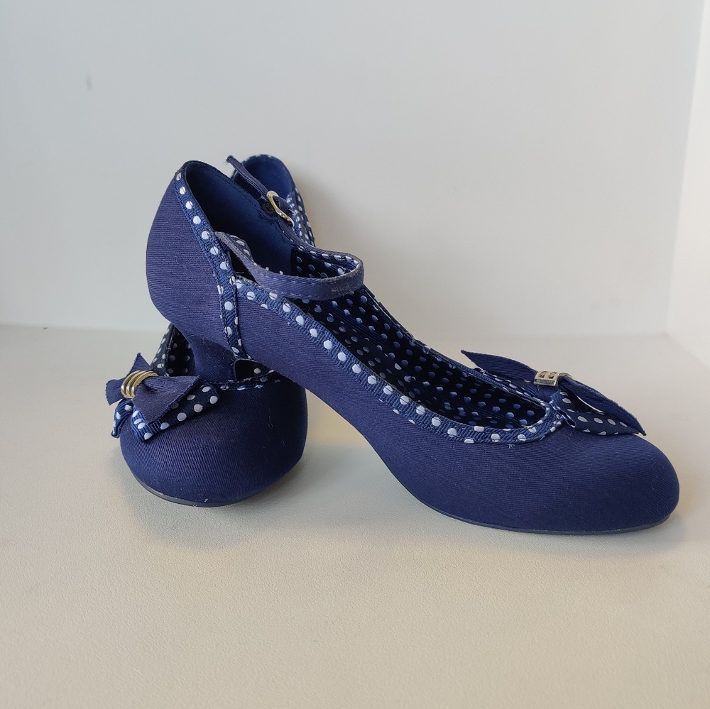 Ruby Shoo modCloth Bows and Brains Polka Dot